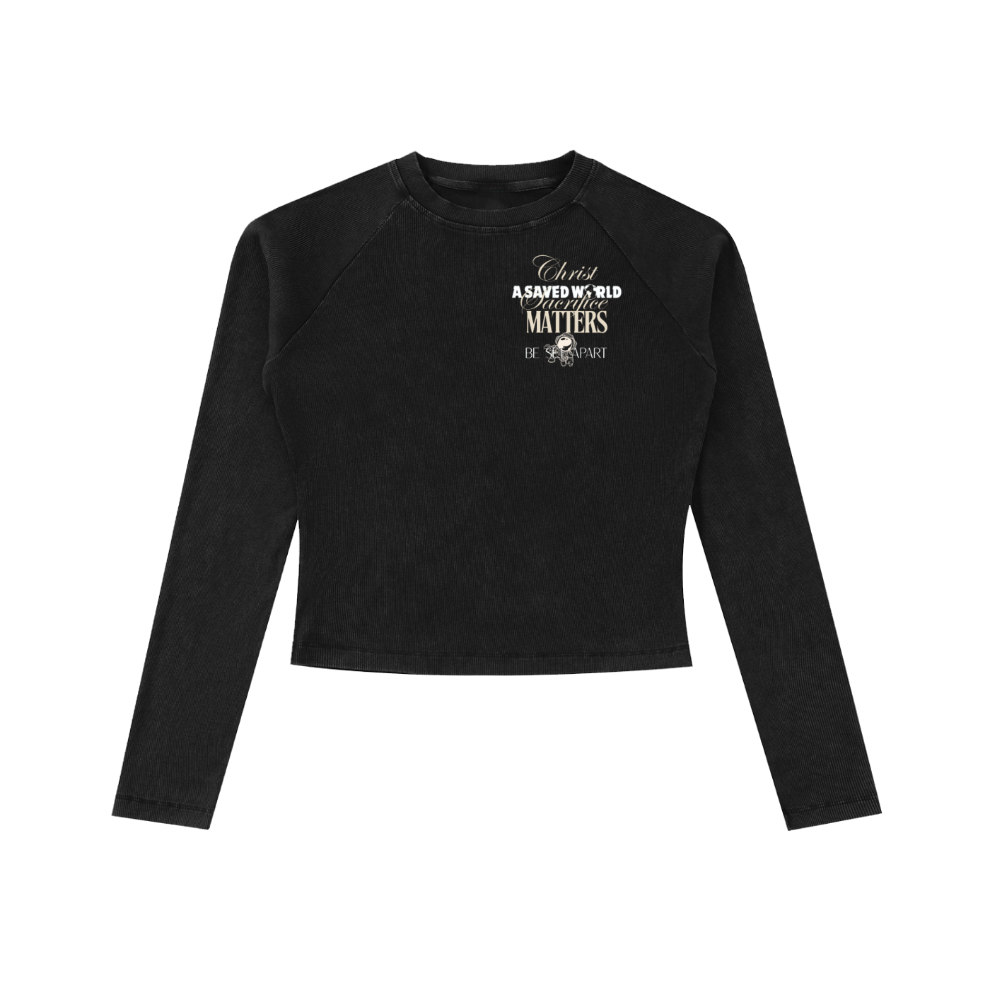 1 John 1:13 -ASAVEDWORLD-Long Sleeve Womens Tee