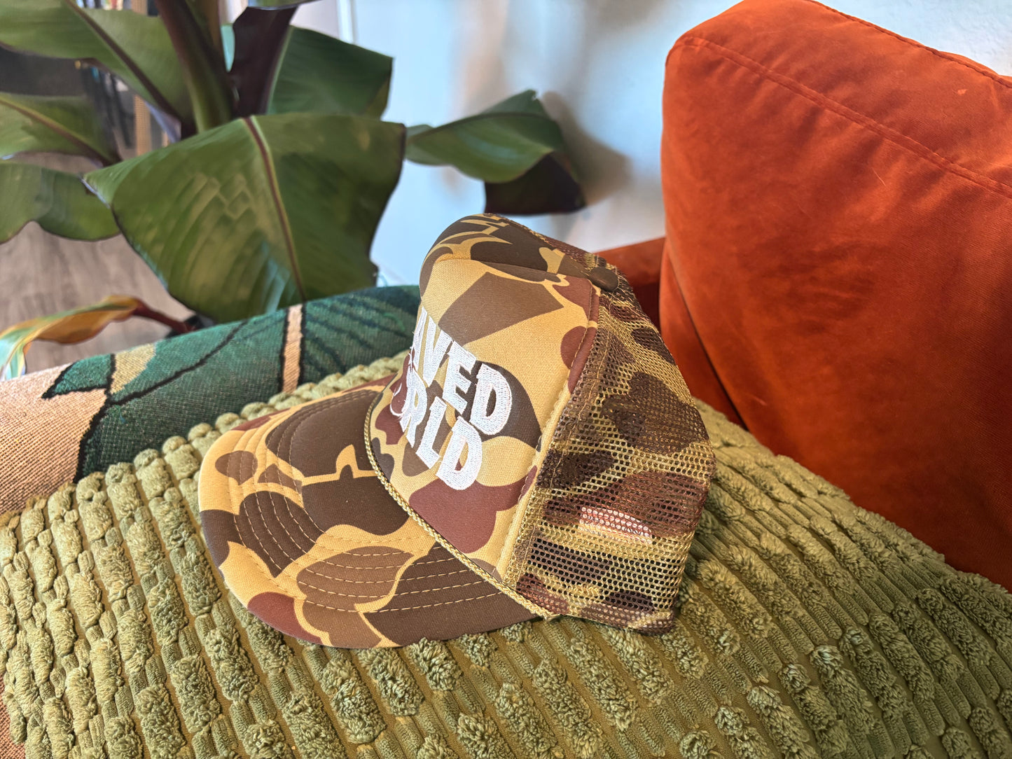 Duck Camo “ASAVEDWORLD” Snapback